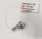 Load image into Gallery viewer, 2.61/GM RUBY / BLUE TOPAZ (2750)
