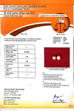 Load image into Gallery viewer, 5.35/CT Natural Basra Pearl with Govt. Lab Certificate (44000)