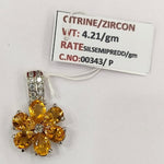 Load image into Gallery viewer, 4.21/GM CITRINE / ZIRCON (1650)