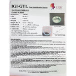 Load image into Gallery viewer, 3.41 Ratti NATURAL Colombian Panna Stone with Govt Lab Certificate (12210)