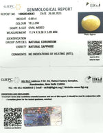 Load image into Gallery viewer, 6.68/CT Natural Yellow Sapphire With Govt Lab Certificate (1221)