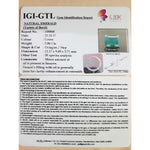 Load image into Gallery viewer, 3.86/CT Natural Emerald Stone with Govt. Lab Certificate (12210)