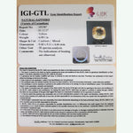 Load image into Gallery viewer, 4.08/CT Natural yellow sapphire with Govt Lab Certificate-YELSA9A