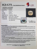 Load image into Gallery viewer, 3.87/CT Natural Yellow Sapphire with Govt Lab Certificate-(6771)