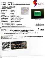 Load image into Gallery viewer, 6.56/CT Natural Panna Stone with Govt. Lab Certificate-103683