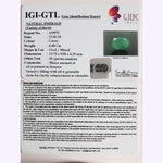 Load image into Gallery viewer, 4.98 Ratti Natural Panna Stone with Govt. Lab Certificate (6100)