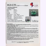 Load image into Gallery viewer, 7.25/CT Natural Emerald Stone with Govt. Lab Certificate (12210)