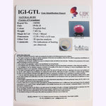 Load image into Gallery viewer, 7.40 Carat Natural New Burma Ruby with Govt. Lab Certificate
