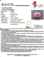 Load image into Gallery viewer, 7.18 Ratti Natural Mozambique Ruby with Govt. Lab Certificate-(12210)