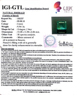 Load image into Gallery viewer, 9.34/CT Natural Panna Stone with Govt. Lab Certificate (8991)
