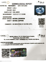 Load image into Gallery viewer, 6.48/CT Natural Blue Sapphire with Govt Lab Certificate (16650)