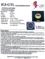 Load image into Gallery viewer, 10.06 Ratti  Natural yellow sapphire with Govt Lab Certificate-(8991)