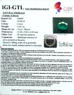 Load image into Gallery viewer, 3.56/CT Natural Emerald Stone With Govt. Lab Certificate (16650)
