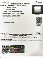 Load image into Gallery viewer, 11.97/CT White Coral with Govt. Lab Certified (1500)