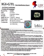 Load image into Gallery viewer, 5.96/CT Natural Green Sapphire with Govt Lab Certificate-(78810)