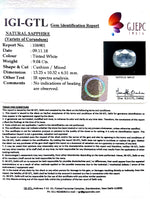 Load image into Gallery viewer, 9.04/CT Natural White Sapphire with Govt Lab Certificate(6771)