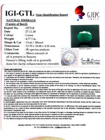 Load image into Gallery viewer, 5.30 Ratti Natural Panna Stone With Govt. Lab Certificate (3441)