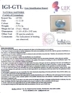Load image into Gallery viewer, 4.17 Ratti Natural Blue Sapphire with Govt Lab Certificate-(6771)