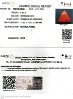 Load image into Gallery viewer, 6.45/CT Natural Red Coral With Govt. Lab Certificate-10815D43656