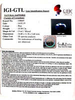 Load image into Gallery viewer, 11.76 Ratti Natural Blue Sapphire With Govt Lab Certified-(2331)