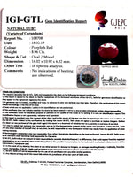 Load image into Gallery viewer, 9.96 Ratti Natural Neo Burma Ruby with Govt. Lab Certificate-(4551)