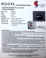 Load image into Gallery viewer, 5.25 Ratti Natural Scapolite Cat's Eye with Govt. Lab Certified-(1221)