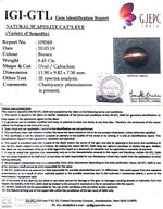 Load image into Gallery viewer, 7.17 Ratti Natural Scapolite Cat's Eye with Govt. Lab Certified-(1221)