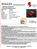 Load image into Gallery viewer, 5.79 Ratti  Natural Hessonite with Govt. Lab Certificate-(1221)