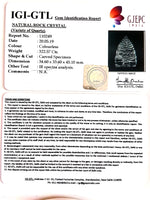 Load image into Gallery viewer, Natural Rock Crystal With Govt. Lab Certificate