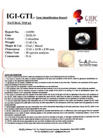 Load image into Gallery viewer, 12.72 Ratti Natural White Topaz with Govt Lab Certificate - (1665)