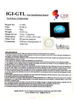 Load image into Gallery viewer, 21.37 Ratti Irani Turquoise With Govt. Lab Certificate-(1221)