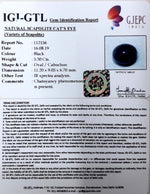 Load image into Gallery viewer, 5.88 Ratti Natural Scapolite Cat's Eye with Govt. Lab Certified-(1221)