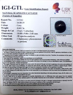 Load image into Gallery viewer, 4.64/CT Natural Scapolite Cat's Eye with Govt. Lab Certified-(1221)