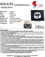 Load image into Gallery viewer, 5.29/CT Natural White Topaz with Govt. Lab Certificate-1665