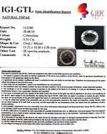 Load image into Gallery viewer, 5.90 Ratti Natural White topez with Govt. Lab Certificate-(1665)