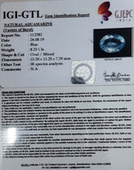 Load image into Gallery viewer, 8.25/CT Natural Aquamarine with Govt Lab Certificate-5661