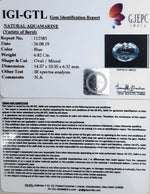 Load image into Gallery viewer, 6.82/CT Natural Aquamarine with Govt Lab Certificate-5661