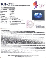 Load image into Gallery viewer, 5.05/CT Natural Blue Sapphire With Govt Lab Certificate-BLUSA9A