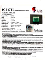 Load image into Gallery viewer, 7.82/CT Natural Panna Stone With Govt. Lab Certificate (8991)