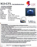 Load image into Gallery viewer, 8.30 Ratti Natural Blue Sapphire With Govt Lab Certified-(2331)