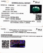 Load image into Gallery viewer, 5.80/CT Natural Panna Stone with Govt. Lab Certified-(1221)