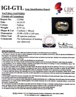 Load image into Gallery viewer, 4.73/CT Natural Yellow Sapphire with Govt Lab Certificate-45510