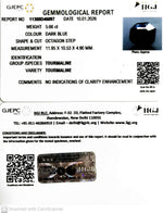 Load image into Gallery viewer, 5.66/CT Natural Tourmaline with Govt. Lab Certificate-11388D46097