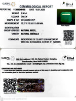 Load image into Gallery viewer, 6.50/CT Natural Panna Stone with Govt. Lab Certificate-11388D46105