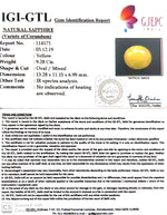 Load image into Gallery viewer, 10.31 Ratti Natural Yellow Sapphire with Govt Lab Certificate-(1221)