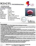 Load image into Gallery viewer, 9.48 Ratti Natural Indian Ruby with Govt. Lab Certificate-(1221)