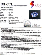 Load image into Gallery viewer, 3.68/CT Natural Blue Sapphire With Govt Lab Certified-BLUSA9W