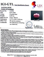 Load image into Gallery viewer, 7.06 Ratti Natural Neo Burma Ruby with Govt. Lab Certificate-(2331)