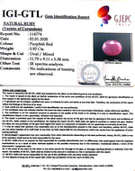 Load image into Gallery viewer, 6.58 Ratti Natural Neo Burma Ruby with Govt. Lab Certificate-(3441)