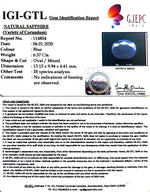 Load image into Gallery viewer, 7.30 Ratti Natural Blue Sapphire With Govt Lab Certified-(1221)
